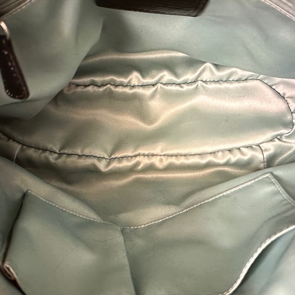 RARE Coach Madison Diagonal Pleated Leather Sophia Satchel #20181P - Picture 3 of 4